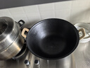 王源吉铁锅炒锅双耳苏锅王老式家用圆底无涂层手工龟纹大肚不粘炒锅40cm 实拍图