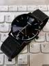 卡西欧（CASIO）手表日韩简约风时尚休闲防水非机械男表简约罗马刻度全黑钢带腕表 全黑钢带男士手表 40mm 实拍图