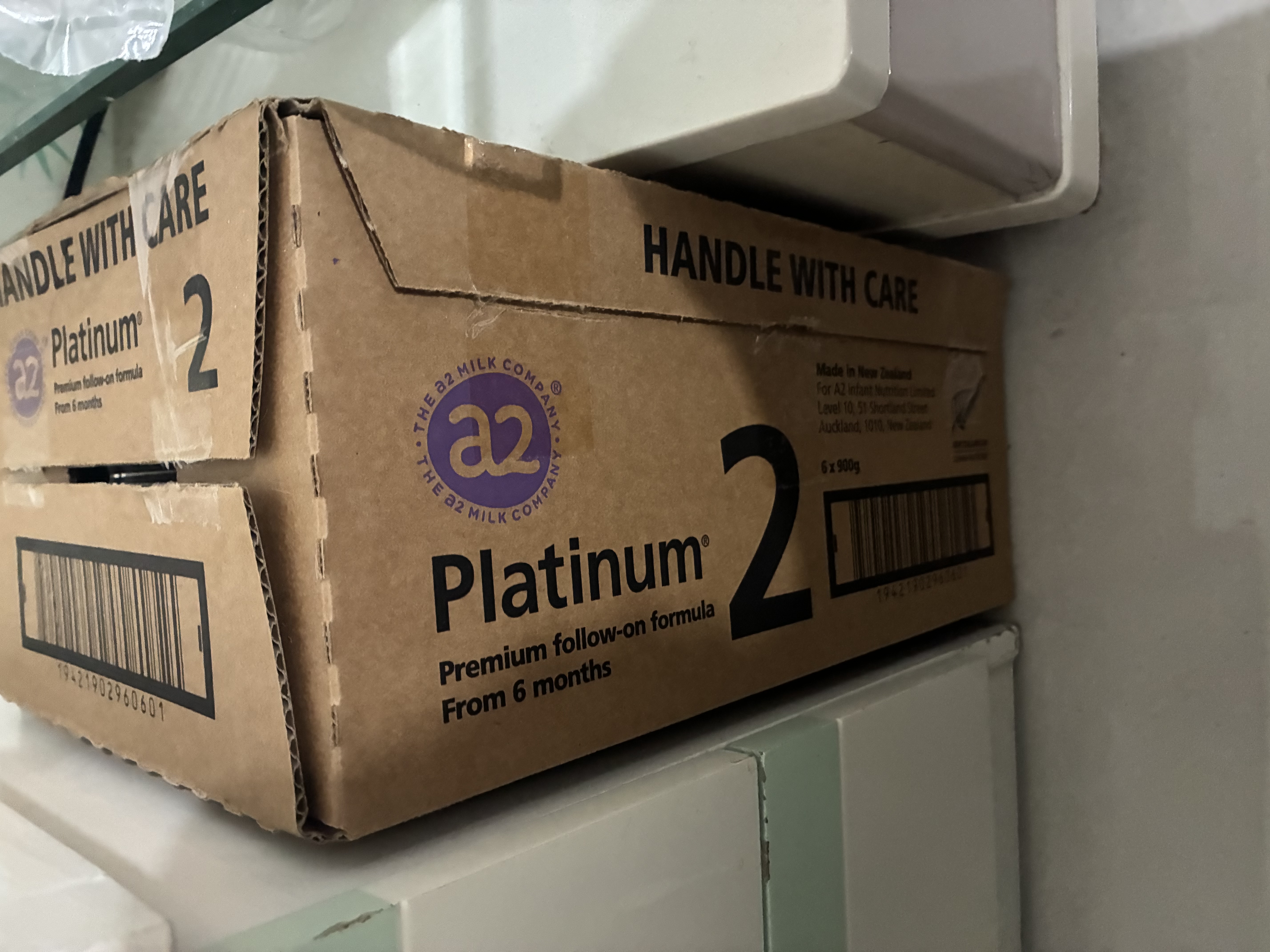 a2奶粉3段紫白金124段婴幼儿配方牛奶粉900g新西兰原装进口正品 2段6罐精装原箱【优惠叠加立省121元+直播购赠品】 实拍图
