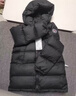 保姆鹅  【风墙】儿童羽绒服宝宝中长款护脸加厚外套保暖童装[NG2664] 炭黑 130 实拍图