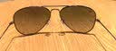 雷朋（RayBan）经典飞行员系列太阳镜开车墨镜男女户外眼镜0RB3025 004/78枪色镜框蓝灰色偏光镜片 尺寸58 实拍图