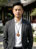龙虎山雷击枣木山鬼花钱吊坠雷击八卦雕刻平安扣男女如意招财挂坠项链 实拍图