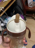 世喜奶瓶水杯配件吸管杯配件（吸管杯杯头防呛款）适配7.2cm口径瓶身 实拍图