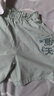 真维斯（Jeanswest）女童夏季套装2026新款女大童短袖T恤两件套儿童花苞短裤夏装衣服 【纯棉100%】白绿/J荷叶猫 150 实拍图