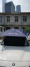 迈牛（mynew）全自动车衣遮阳罩 汽车遮阳伞智能防晒伞遮阳棚迈牛移动车篷车罩 藏青半自动4.2米（更轻） 实拍图
