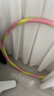 【瘦肚神器】成人呼啦圈4-5斤家用男女健身收腹瘦腰减肥运动器材 加厚5斤【黄粉】暴汗燃脂 实拍图