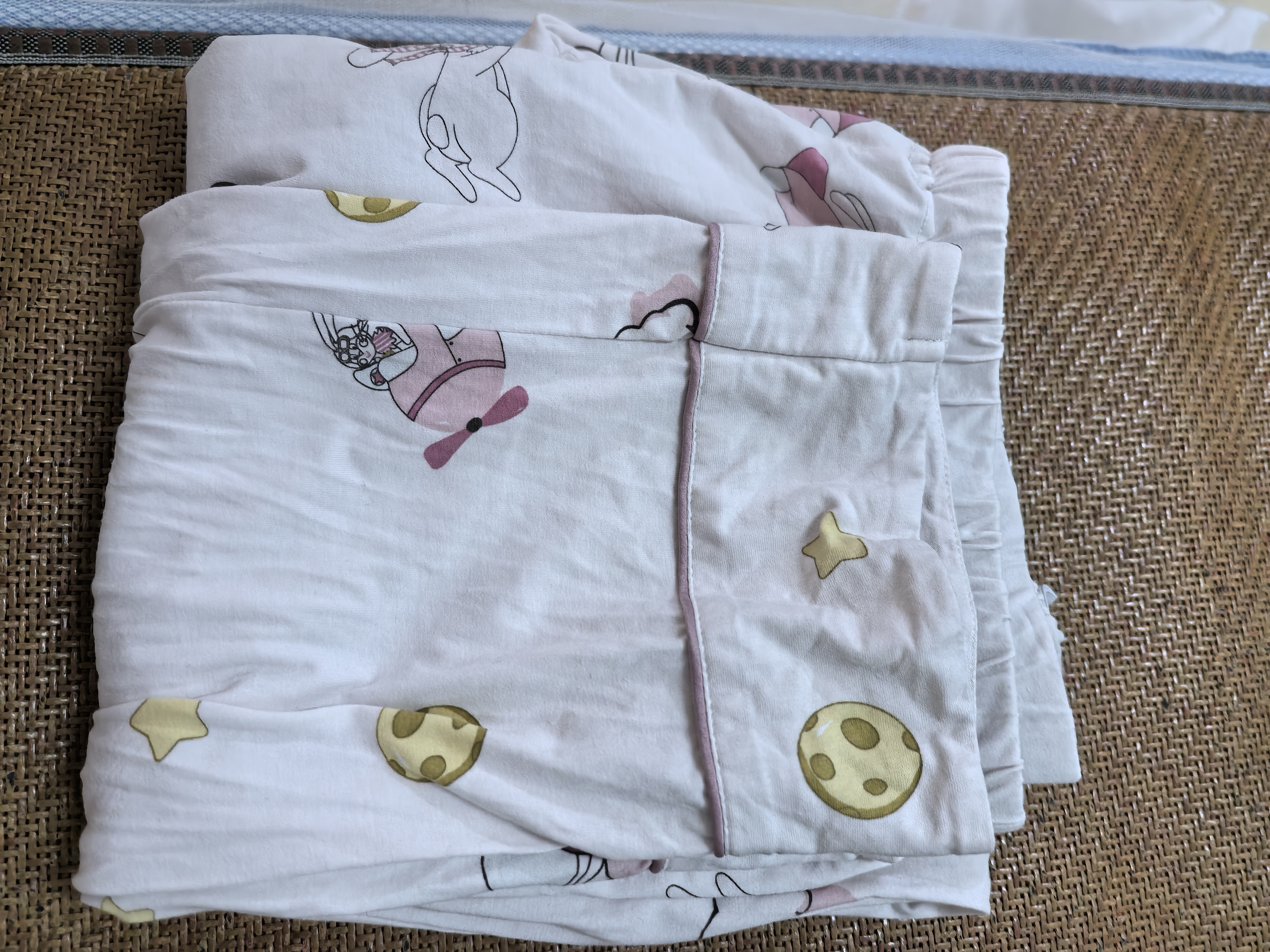 十月结晶月子服产妇春夏季孕妇睡衣产后妈妈哺乳期家居服套装 茉莉兔M码 实拍图