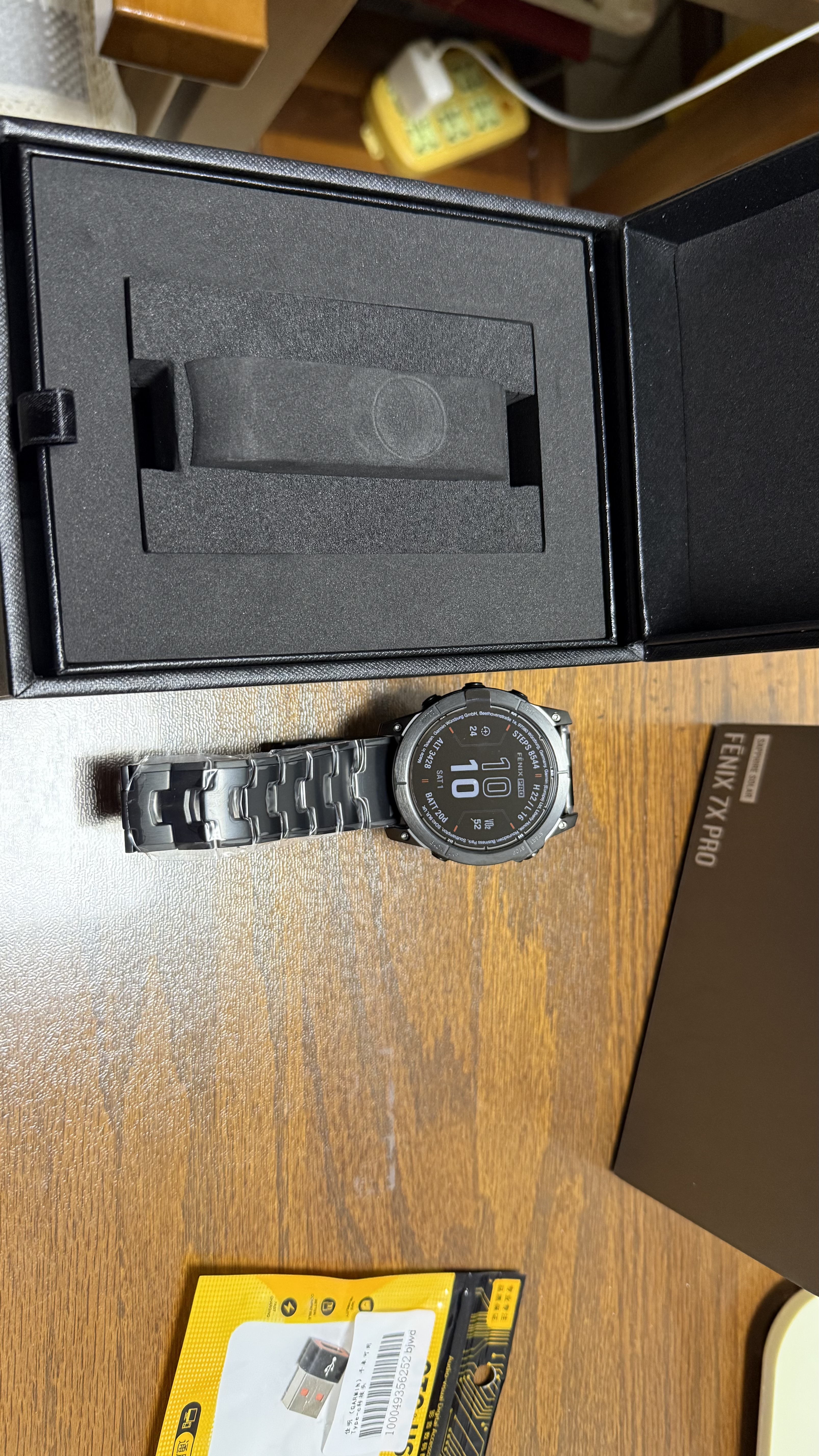 佳明（GARMIN）Fenix7X Pro太阳能尊荣版(51mm)ECG心电心率跑步户外运动手表 实拍图
