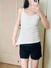 爱宝适哺乳背心吊带孕产妇免穿文胸产后喂奶衣哺乳内衣上衣M506 白色L 实拍图