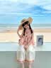 G.duck小黄鸭童装女童夏季套装薄款2026新款洋气时髦儿童衣服女宝宝夏装 彩色小马+包包 90 建议80-90cm1岁半-2岁 实拍图