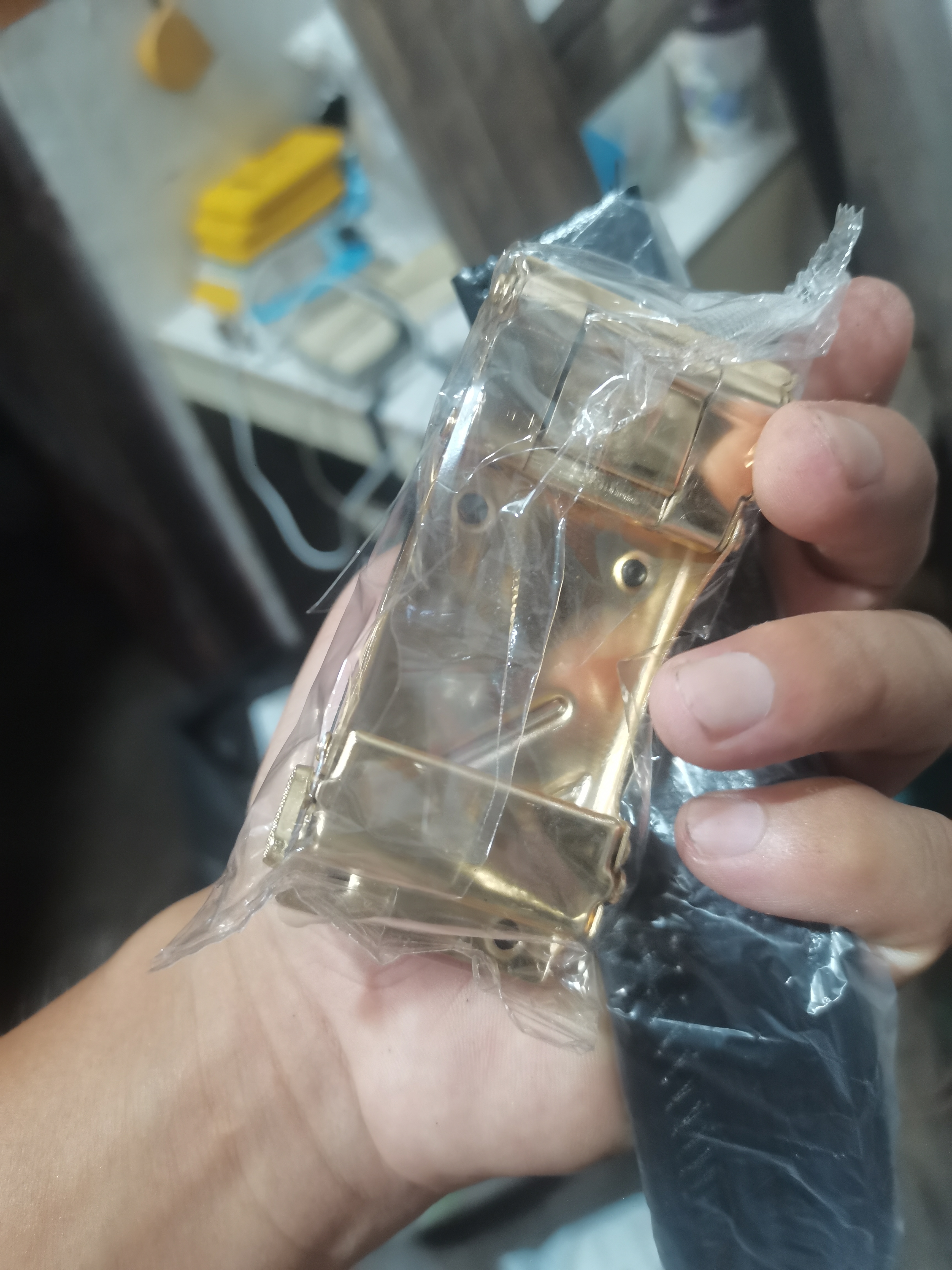 男士腰带自动扣皮带黑色荔枝纹皮革时尚潮流百搭商务简约青年人 金双杠+带身 120cm 实拍图