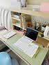 爱果乐学而不凡26年新品儿童学习桌椅套装写字桌实木书桌可升降学生课桌 1m智学舱Pro+16cm追背椅 蓝 赠送学习礼包 实拍图