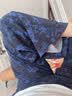 优衣库舒适长裤女装/泡泡纱休闲裤26春夏新款483908 68 深蓝色 XS 实拍图