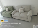 帕沙曼可拆洗布艺沙发小户型沙发床一体两用奶油风折叠沄巢沙发2812ZF 【功能款-可拆洗】1.45米双人位【沙发秒变床】 舒享版 [猫抓布TY24K] 绒丝棉 +竹炭海绵 实拍图