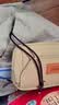 唐怀瑟手工编织中小学生钥匙挂绳儿童小孩老年人防丢挂脖子金属卡扣绳子 棕绳款 实拍图