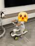 babycare儿童滑板车1-6岁二合一多功能车重力转向宝宝可坐生日礼物 辛德白 实拍图