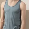 金三塔背心男100%桑蚕丝男士圆领背心1YZM4A501 灰色 3XL 实拍图