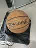 斯伯丁（SPALDING）篮球飞行员06十字型防尘吸湿皮料室内外通用7号成人青少年77-739Y 实拍图