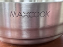 美厨（MAXCOOK）304不锈钢碗 大汤碗双层隔热 餐具面碗22CM MCWA106 实拍图