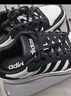 adidas ENTRAP美式校园风运动鞋少年感复古篮球风板鞋阿迪达斯 白色/黑色   42 实拍图