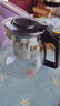 【京东物流】茶壶套装整套茶具大容量玻璃茶杯带滤网耐高温泡茶具 1000ML泡茶壶 1个 实拍图