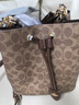 蔻驰（COACH）【品牌直供】奢侈品女包ROWAN水桶斜挎包棕CBH07 送女友七夕礼物 实拍图