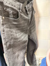真维斯（Jeanswest）牛仔裤男春夏季薄款2026新款天丝舒适修身直筒高端潮牌休闲裤子男 黑灰【天丝薄款】 32 码(2尺5) 【建议130-140斤】 实拍图