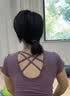 VICTORIATOURIST瑜伽服女运动套装夏季防晒跑步普拉提健身服美背含胸垫两件套 实拍图