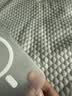 猩球卫士高级感防指纹适用Apple/苹果iPhone17磁吸光栅瓦楞手机壳超薄行李箱条纹保护套磨砂透明外壳白 实拍图