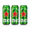 喜力经典500ml*3听 喜力啤酒Heineken尝鲜小酒婚宴用酒 实拍图