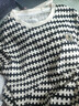 古今（GUJIN）新品纯棉睡裙女家居服带胸垫可外穿休闲大码千鸟格睡衣裙子XL 实拍图