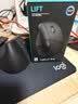 罗技（Logitech）Lift人体工学鼠标 垂直鼠标 小手鼠标 无线蓝牙鼠标 3台设备秒切换 带Logi Bolt接收器 黑色 实拍图