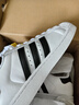 阿迪达斯adidas三叶草贝壳头SUPERSTARII男女休闲鞋 IH8659 40.5码 实拍图