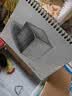马利（Marie's）素描铅笔套装初学者学生绘画艺考工具铅笔炭笔橡皮美工刀纸擦笔玫瑰时钟笔帘 实拍图
