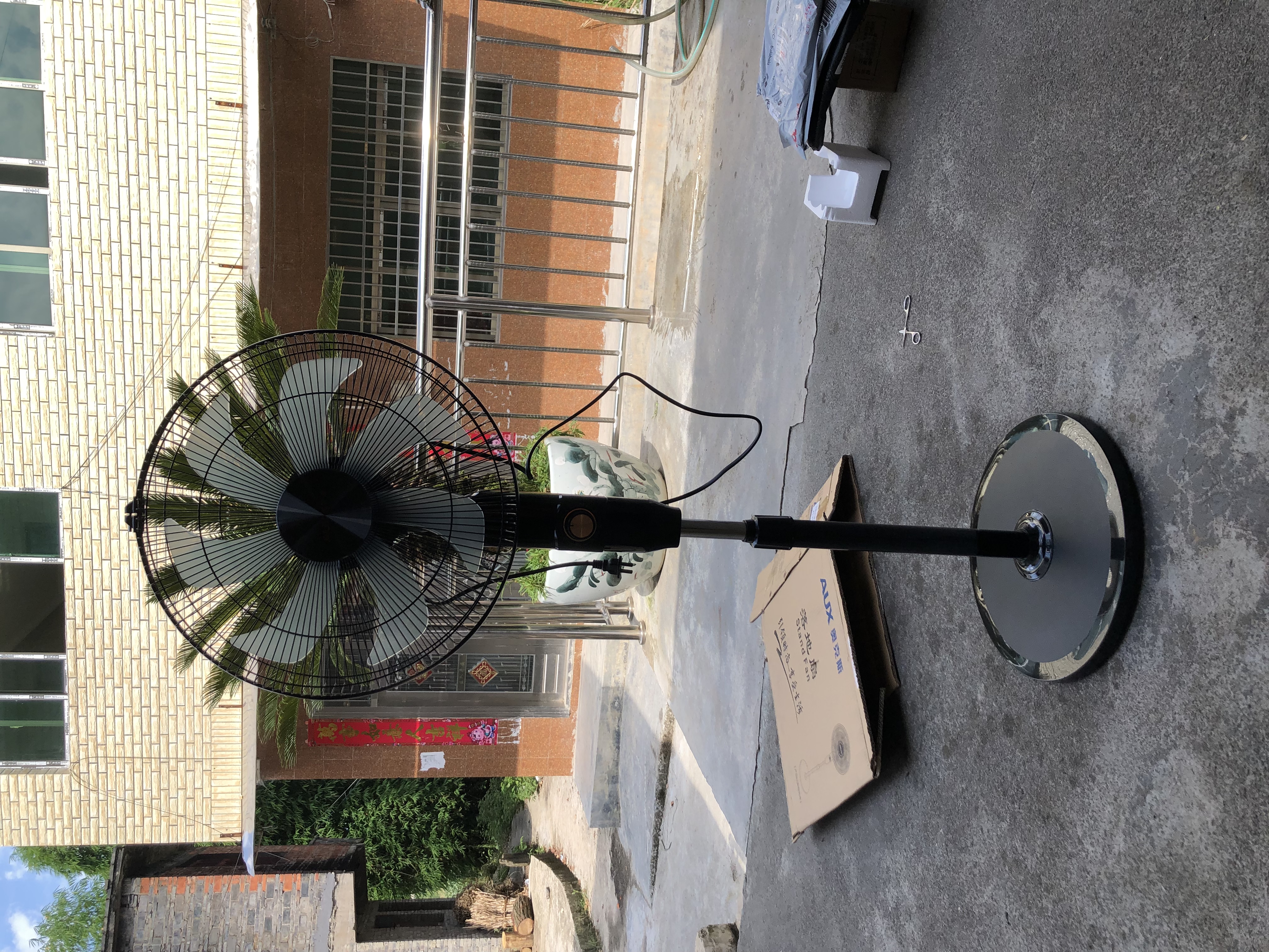 奥克斯（AUX）电风扇/机械落地扇/家用风扇/空气流通/七叶电风扇/大风量风扇  FS1619 实拍图