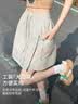 雪茜曼凉感速干裙裤女2026年夏新款山系显瘦高腰韩系简约工装风短裤 实拍图