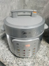美的（Midea）有钛青瓷0涂层营养蒸电压力锅5L 智能预约多功能一体高压电饭锅MY-E5811G家用4-6人开盖火锅电饭煲 实拍图
