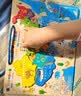 MKBIBI中国地理地图磁性拼图3-6岁儿童版早教木质磁力挂画生日礼物 实拍图