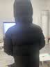 保姆鹅 儿童羽绒服宝宝短款加厚白鸭绒外套男童女童保暖防风冬[NG2637] 黑 140 实拍图