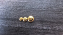 领丰金黄金金块足金9999投资金条实心真金收藏节日礼物送女友送朋友 金块2g/颗国检证签 实拍图