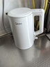 美的（Midea）电热水壶食品级304不锈钢自动断电双层防烫全钢无缝1.5L容量 MK-HJ1566 实拍图