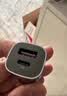 绿联车载充电器 汽车点烟器转换器一拖二车充50w双PD快充头 适用苹果17华为小米 实拍图