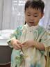 罗蒙汉服男童中国风儿童新中式古装毕业演出服 山水色套装 100 实拍图