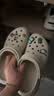 卡骆驰（CROCS）檀健次同款经典泡芙洞洞鞋百舒适男沙滩鞋女鞋休闲鞋|207521 骨白色-2Y2(含智必星) 36 (220mm) 37 实拍图