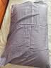 京东京造 60支长绒棉轻奢贡缎枕套 100%纯棉枕头套 48x74cm 一对装 灰蓝色 实拍图
