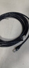 山泽(SAMZHE)超五类网线 CAT5e类高速千兆网线 5米 工程/宽带电脑家用连接跳线 成品网线 黑色 SH-1050 实拍图