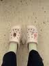 卡骆驰（CROCS）贝雅洞洞鞋男鞋女鞋轻便耐磨一脚蹬拖鞋休闲鞋百搭花园鞋|10126 裸粉-6PI(含智必星) 36 /37(220mm) 实拍图