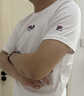 斐乐（FILA）官方男装短袖t恤夏季运动T恤男短袖纯棉凉感休闲上衣男 （功能升级版）云菇白-F51M629103FWT XL 180/100A/XL 实拍图