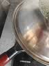 京严章丘款炒锅铁锅无涂层炒菜不粘锅家用精铁锅具燃气电磁炉用已开锅 【灶具通用】适合5-8人  赠盖铲  直径 34cm 百年工艺｜传统铁锅｜健康不沾 实拍图