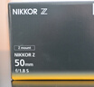 尼康（Nikon） 尼克尔 Z卡口镜头 尼康Z系列微单相机镜头 Z30/Z50II/Z5II/Z62/Z63/Z72/Z8/Z9等适用 Z50mm  f/1.8 S 大光圈定焦镜头 标配【送清洁套装+ 实拍图